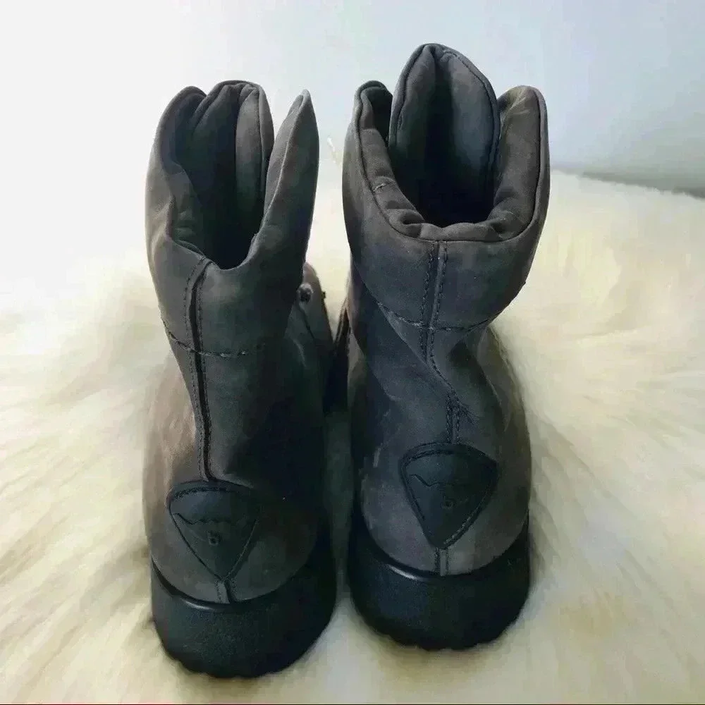 New Giugiaro Bumper Leather Italy Boots Shoes